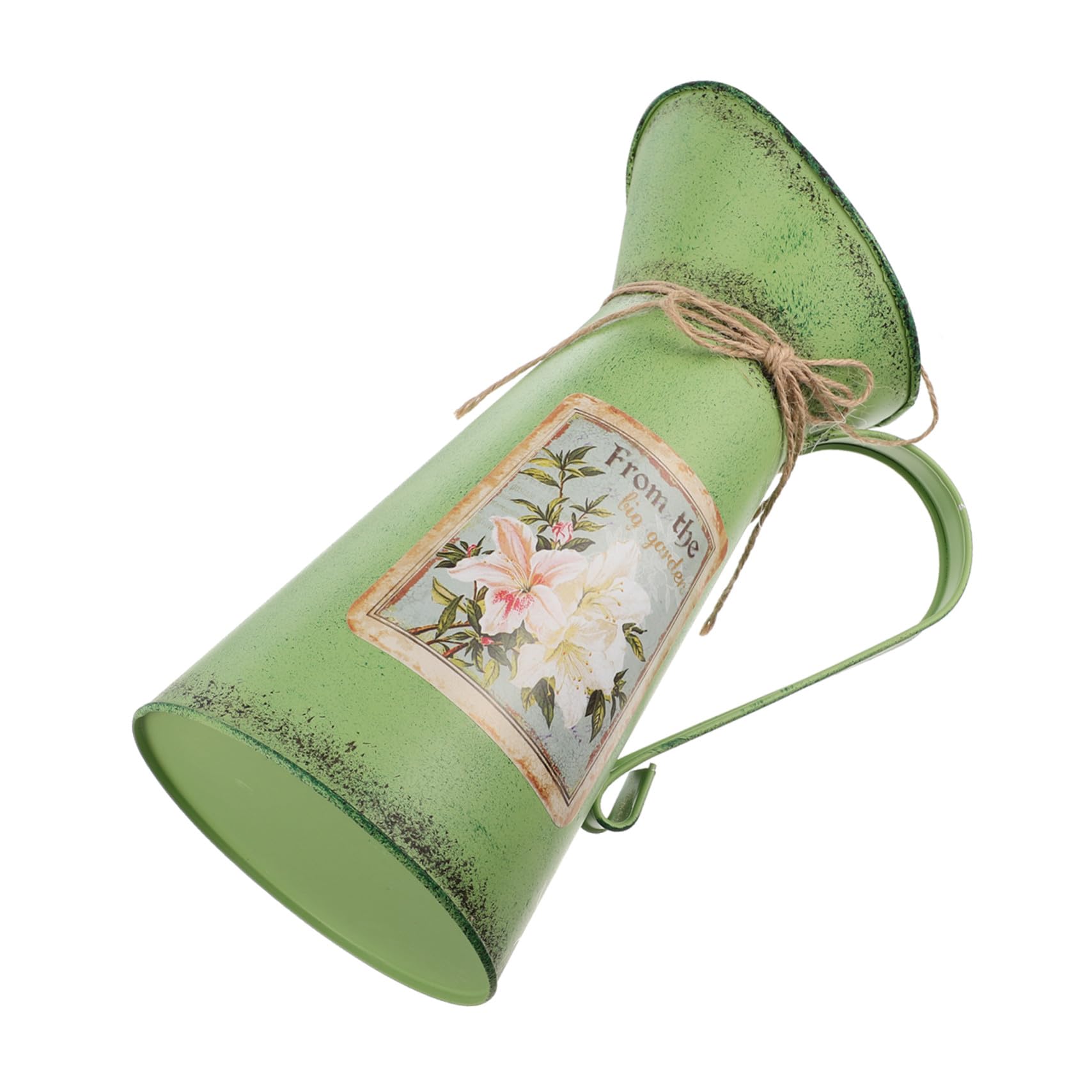 Seau en fer antirouille 10l Uonlytech idéal pour potée de fleurs extérieur