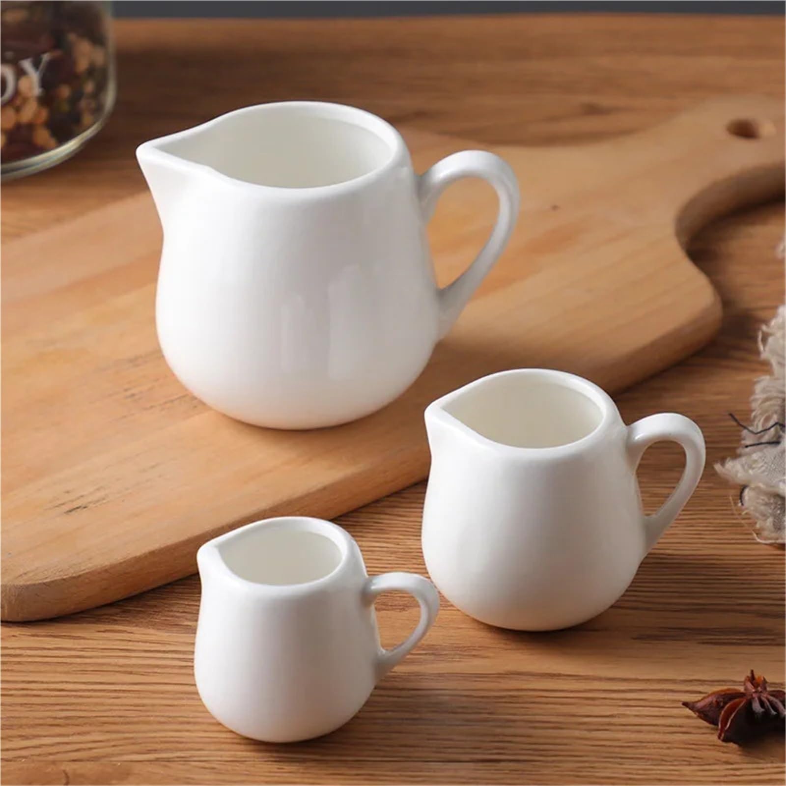 Mini pichet à lait en céramique, 6 pièces, café et crème pour Lait, Café, Sauce