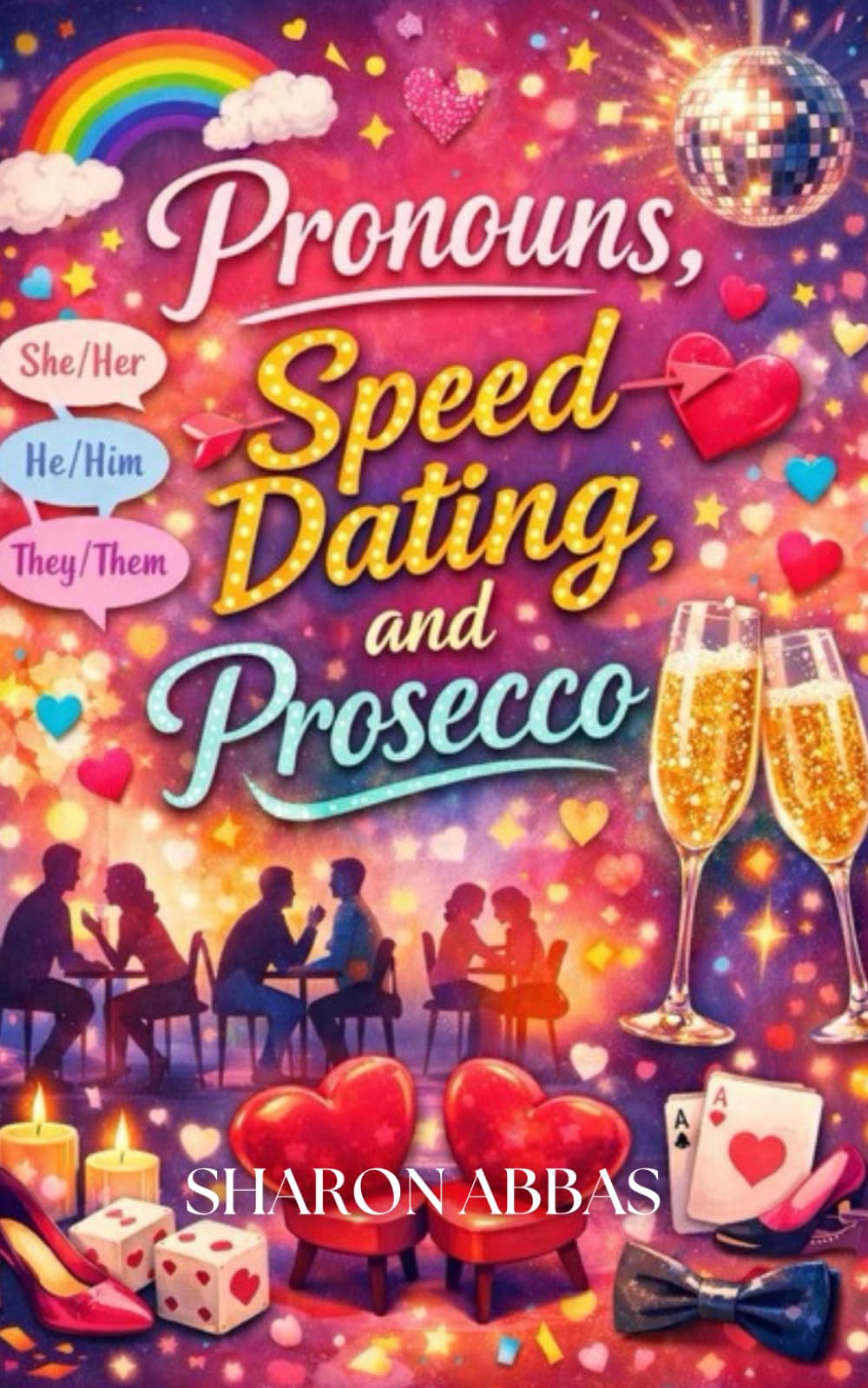 Pronouns, Speed Dating & Prosecco: She stopped auditioning for her own life. (The Sharon Abbas LGBTQ+ Romance Collection)