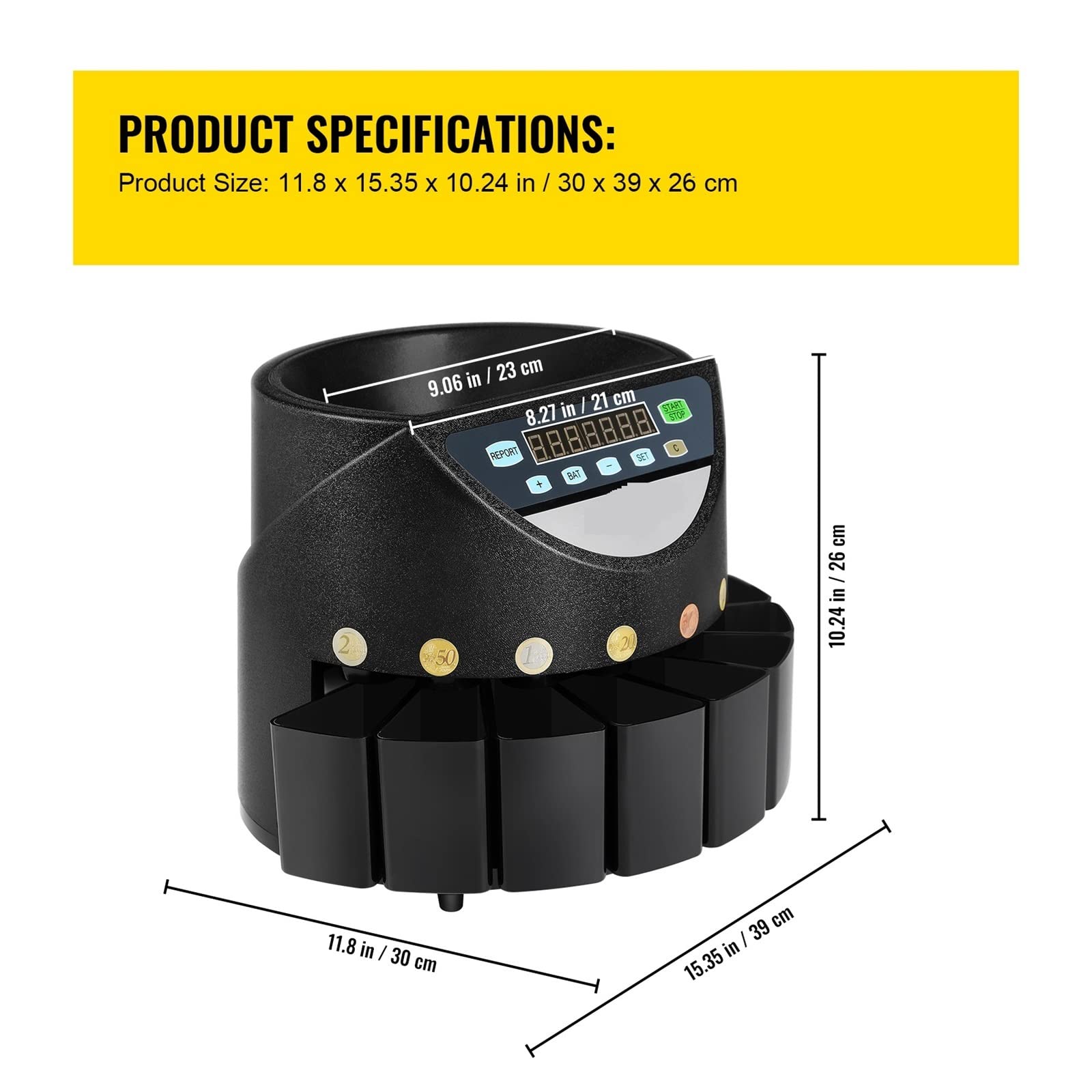 Display a LED for macchina automatica elettrica professionale da 300 monete/min