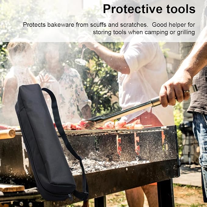 Bolsa para utensilios de parrilla plegable de Oxford miniatura 7