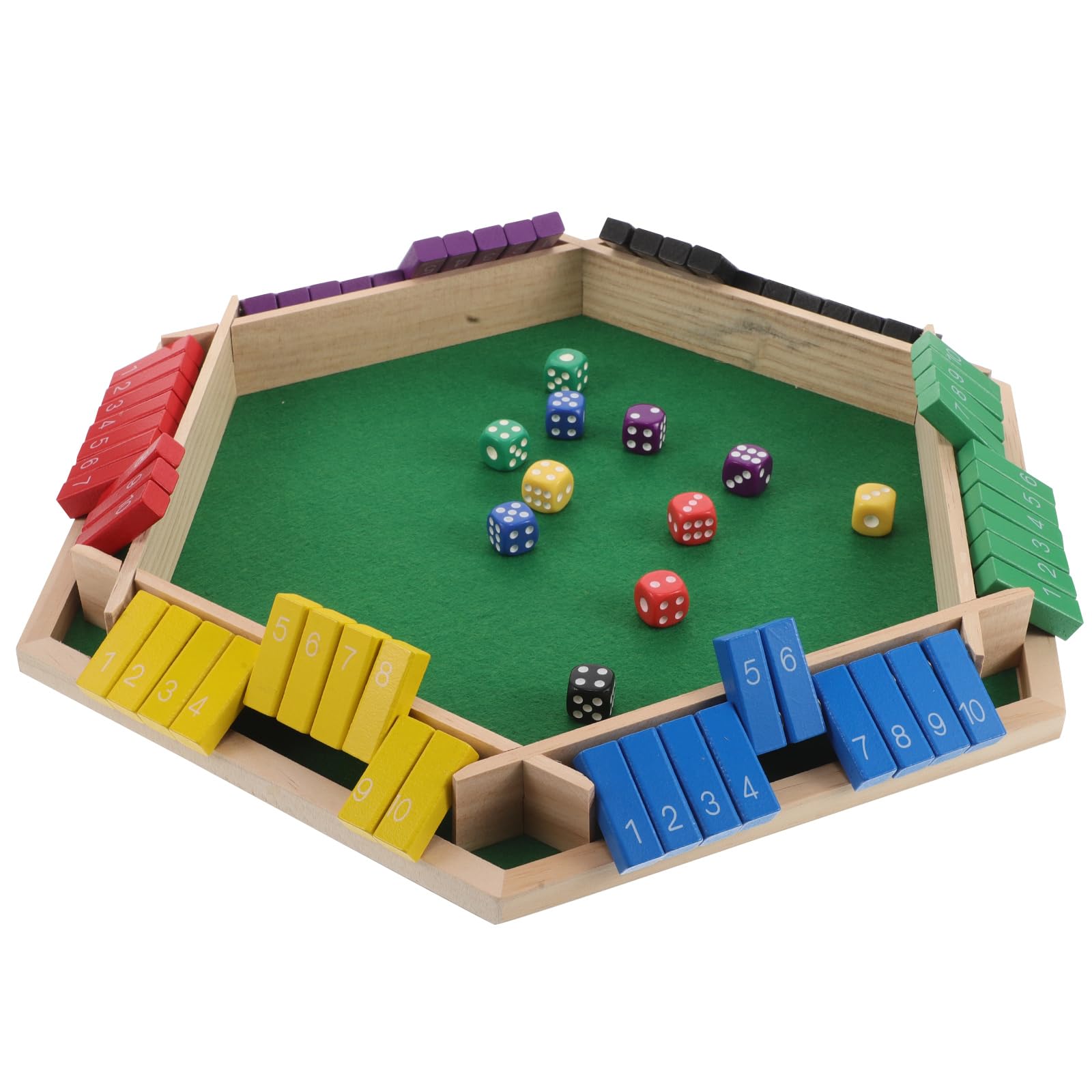 WOONEKY Interaktiver Sechsseitiger Flip Spieltisch mit Vielseitigen Spielmodi für Ktv Bars und Partys Fördert Spaß und Teilnehmerengagement bei Geselligen Treffen