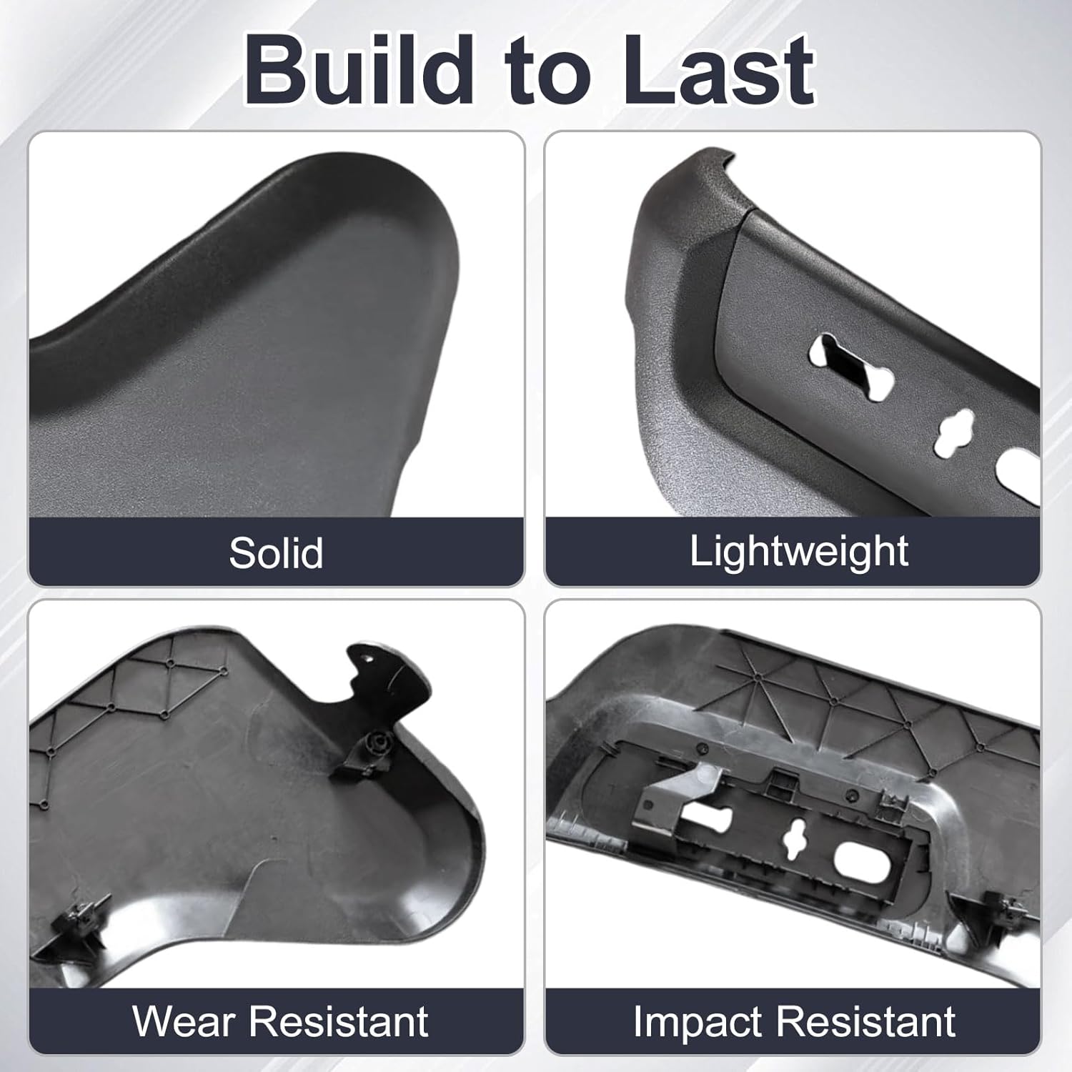 Left Driver Side Power Seat Shield Panel Cover Side Seat Track Control Adjuster Switch Insert Bezel Housing Panel for Ford F-250 F-350 F-450 F-550 Super Duty 2011 2012 2013 2014 2015 2016