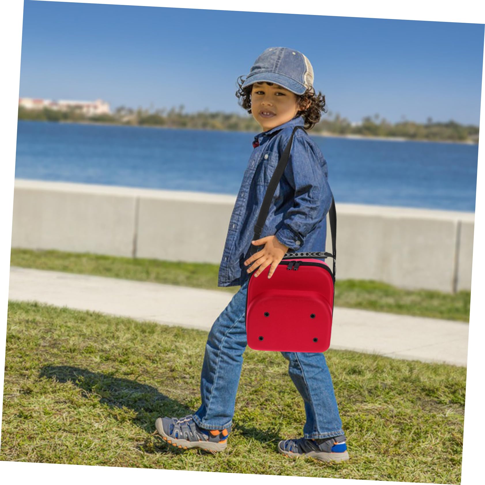 Custodia Cappelli Baseball EVA - Portacappelli Rigido Per 6-7 Berretti Con Maniglia - Foto 12