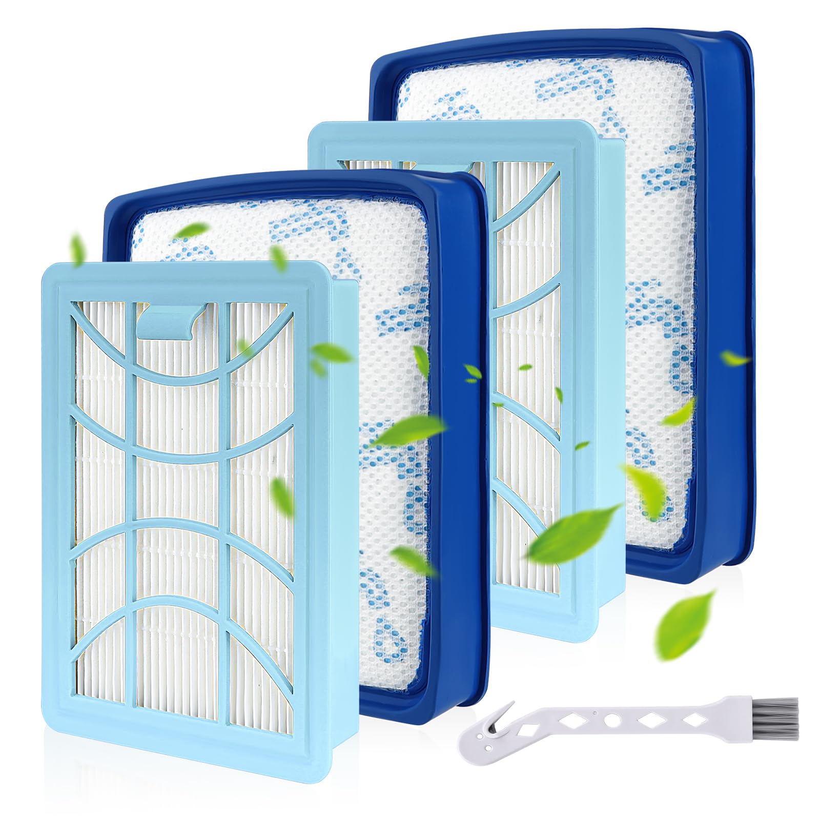 Vhbw Set 2 Filtri Per Philips PowerPro Expert (FC9728/01, FC9730, FC9731, FC9732) Sostituisce CP0617+CP0616 - 4