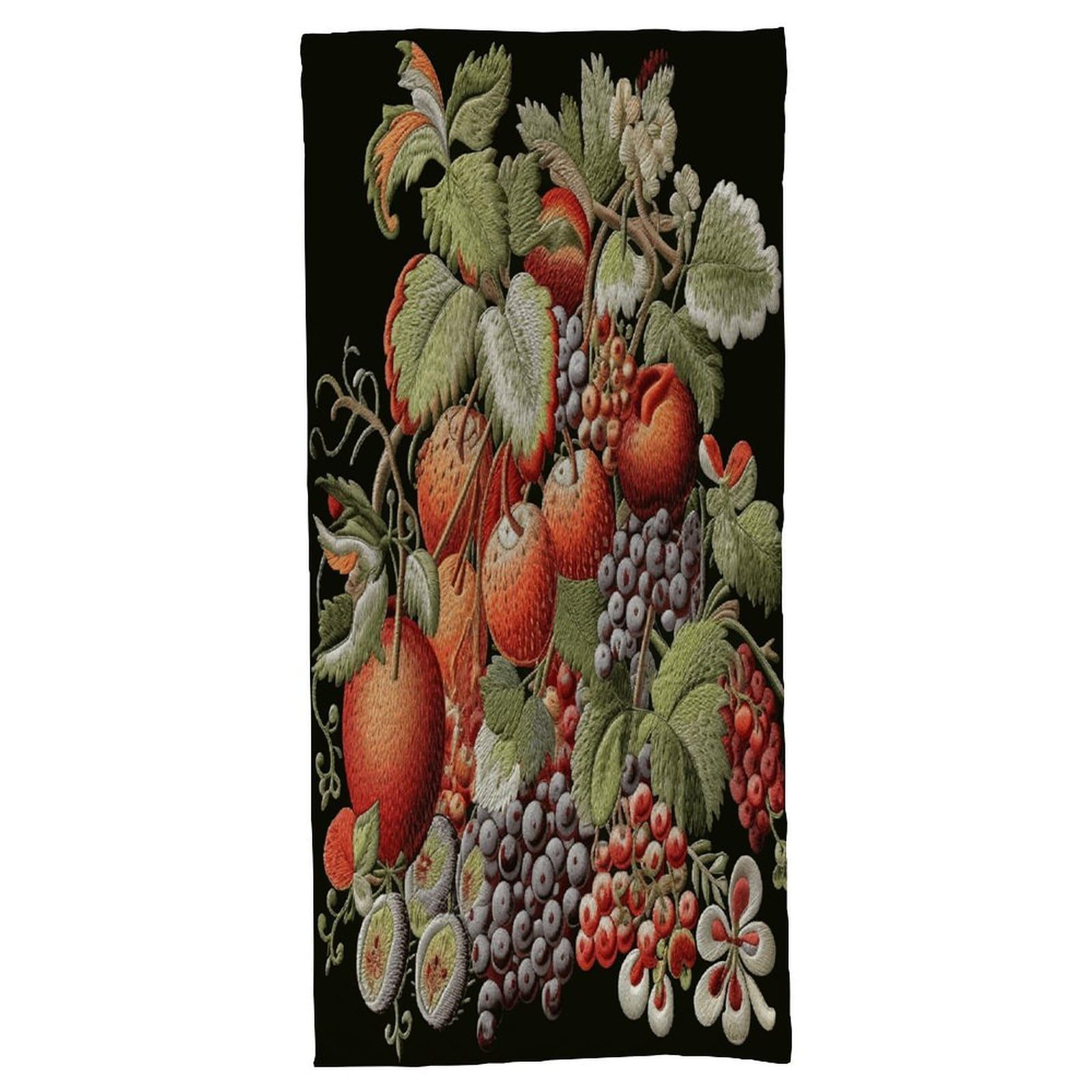 Fekiloot Men's Style Fruits And Leaves Bath Towel Highly Absorbent,Beach Towels For Wo,Pool Towel Bathroom Essential For Beach,Gym,Travel, Camp