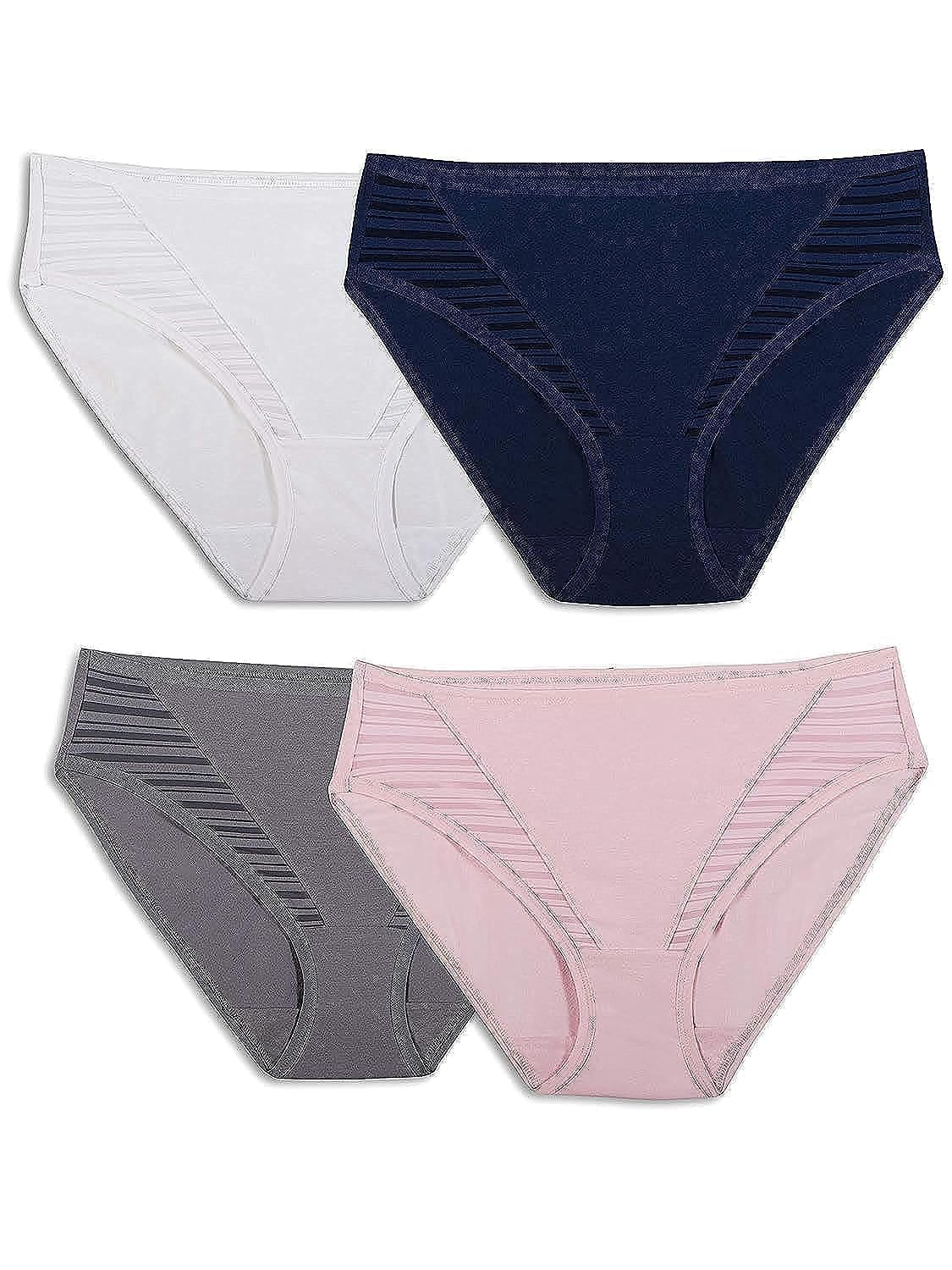 Women's 4 Pack Coolblend Hi-Cut Panties