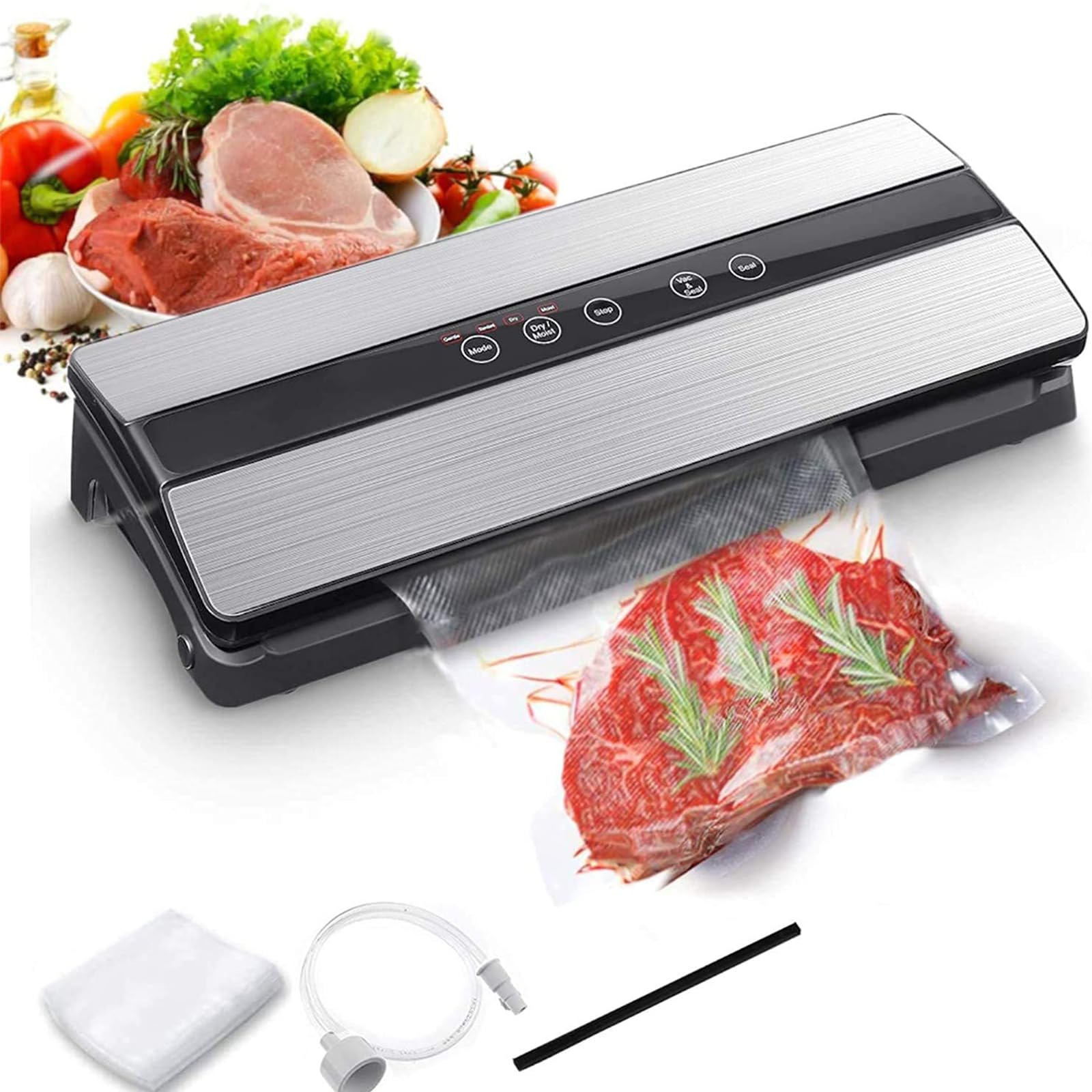 Machine à sceller les aliments sous vide 80 Kpa pour préserver les saveurs authentiques du fait maison