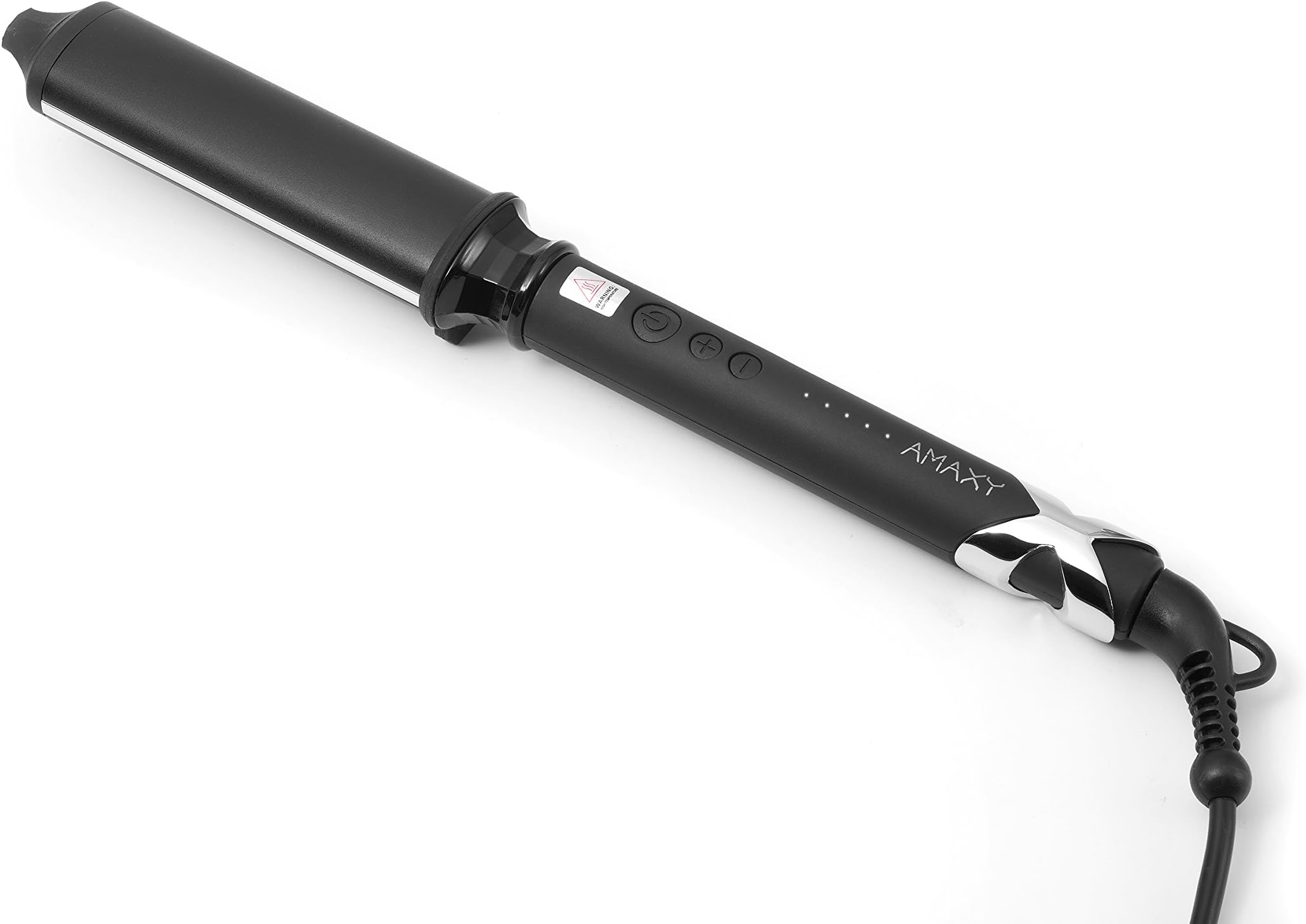 AMAXY CURLING IRON WAND XL- For Creating Beachy Waves - Ceramic barrel with negative ions - Silky finish