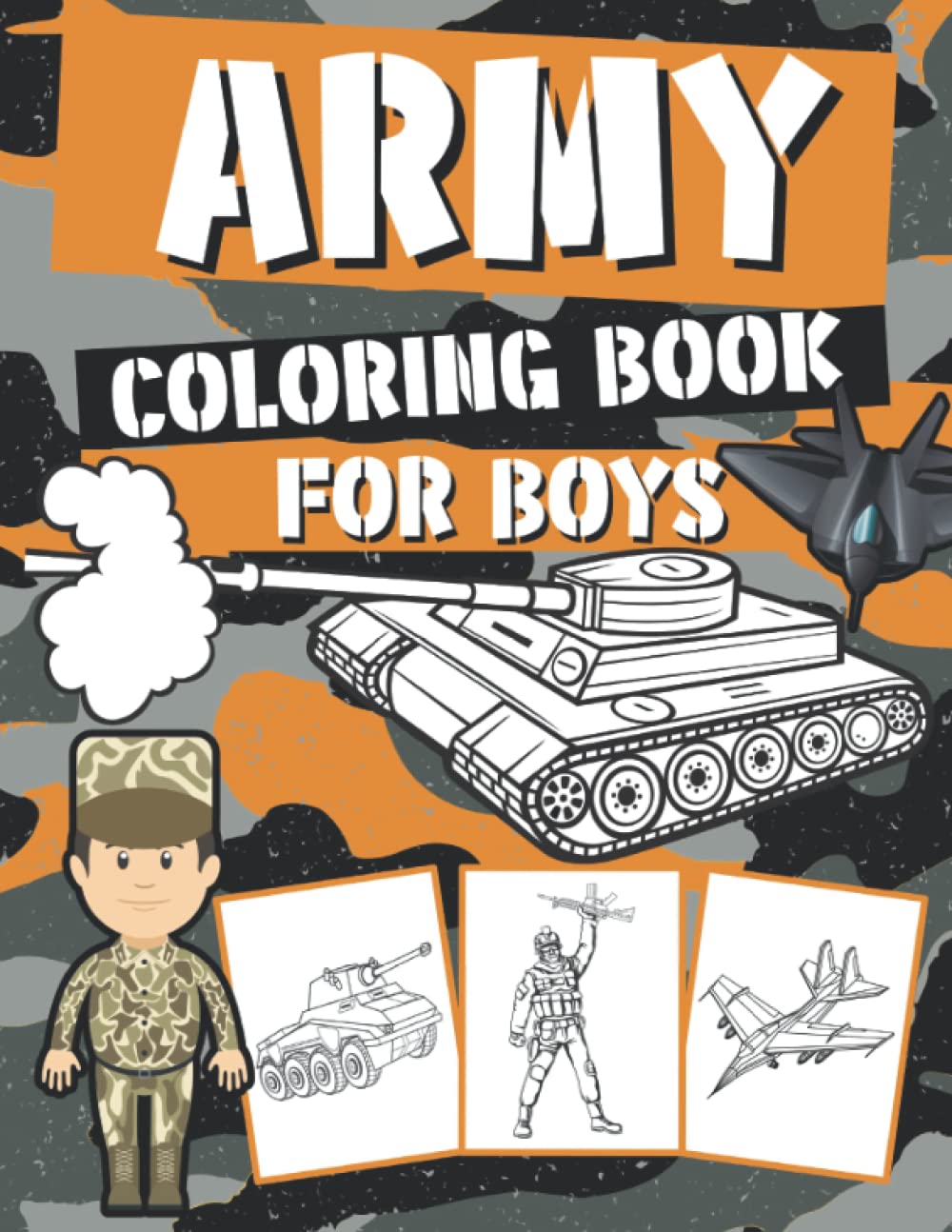 Buy Army Coloring Book for Boys Coloring Pages for Kids with Heavy