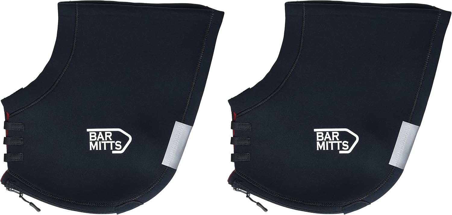 Bar Mitts Snowmobile/ATV/Dirt Bike Mitts, Black, One Size, SM500BLK