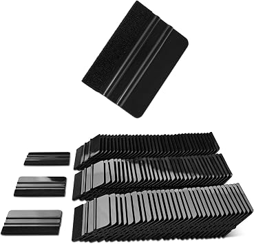 NEWISHTOOL 100 PCS Felt Squeegee for Vinyl, PPF Tint Wrap Application Tool