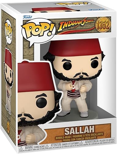 Miniatura 2 de Funko Pop! Movies: Indiana Jones - Sallah - Figura de vinilo coleccionable - Idea de regalo - Producto oficial - para niños y adultos - Fans de