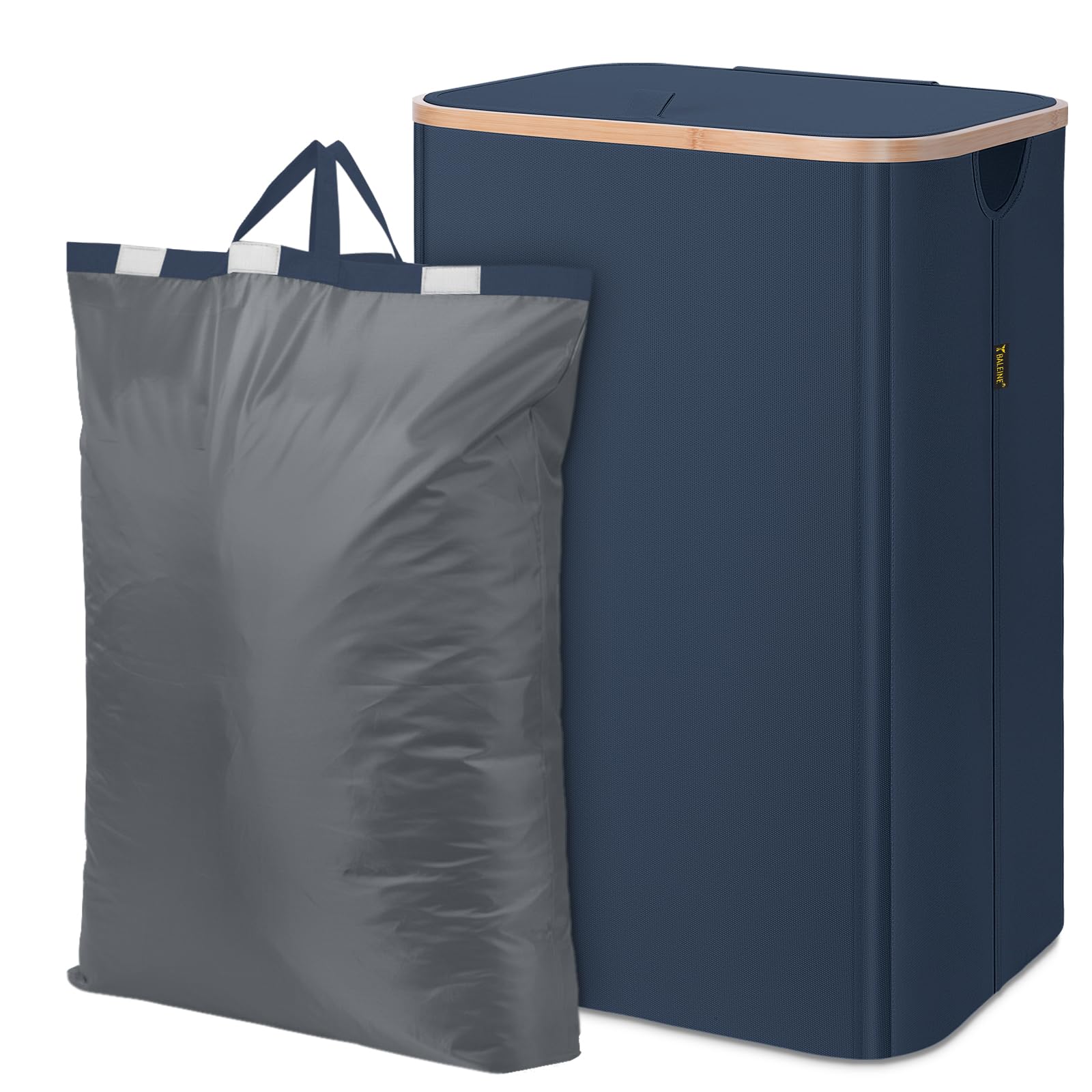 BALEINE 70L Laundry Hamper with Lid, Large Laundry Basket Bin