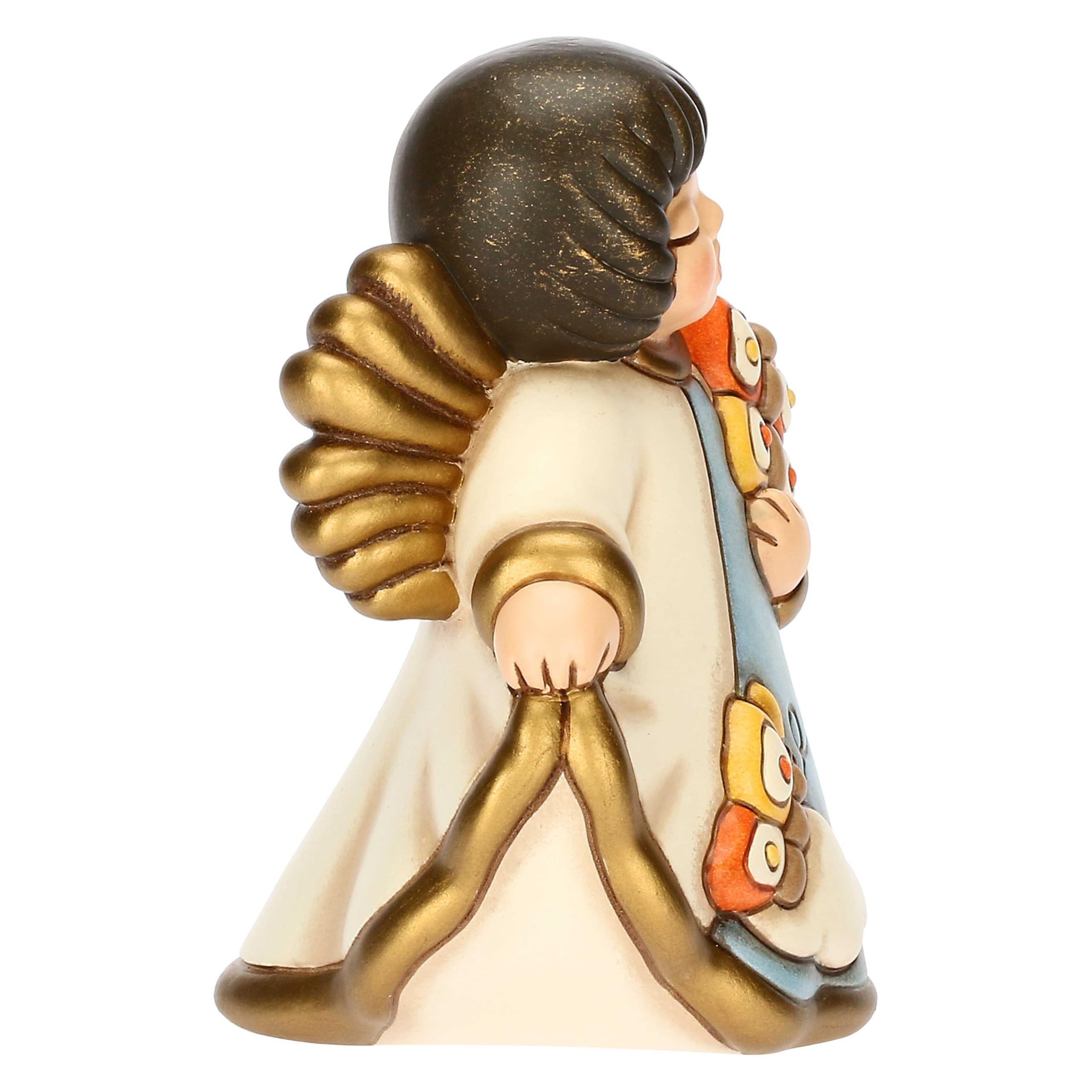THUN, Angelo Limited Edition 2024 in Ceramica Decorata a Mano, Versione Piccola, 9.1 x 7.8 x 11.5 cm h