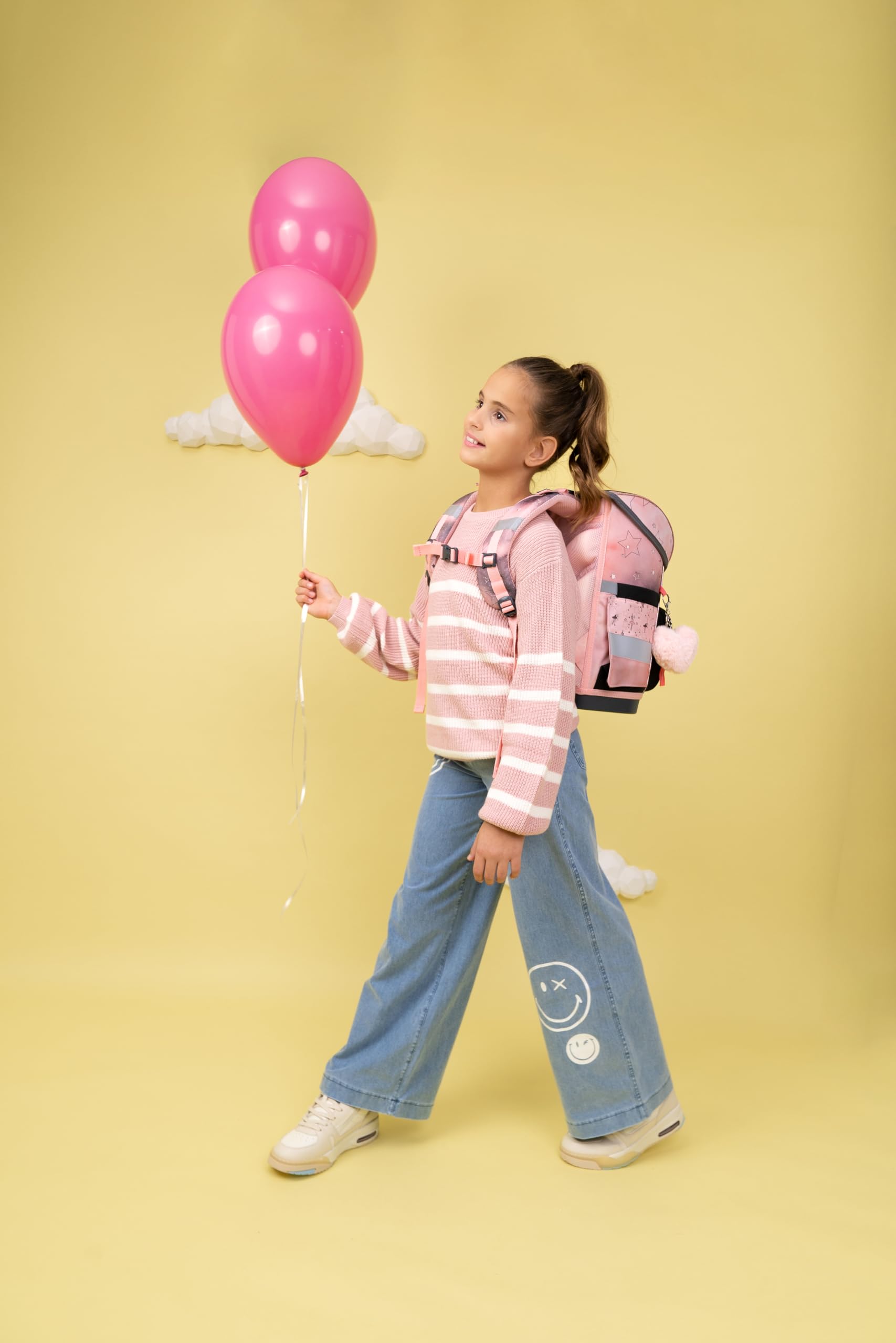 Belmil 405-41 Schulranzen Set (Ballerina Black Pink 2)