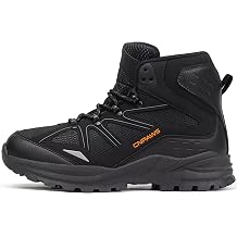 Mens Waterproof Hiking Boots Non-Slip Lightweight Trail Sneakers Outdoor Breathable Trekking Shoes