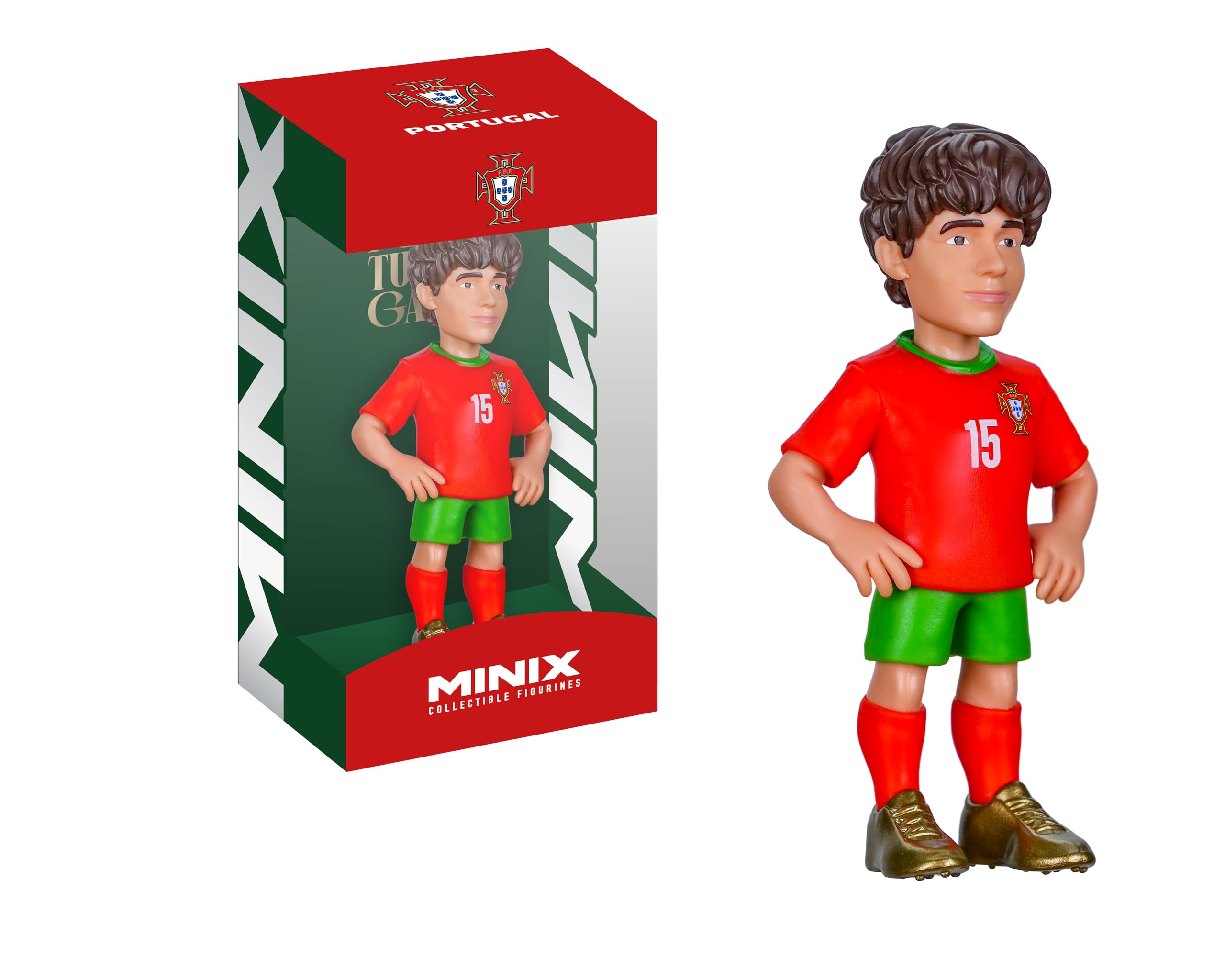 MINIX - Football Stars - World Cup #138 - Portugal - Neves - Collectible Figure 12 cm