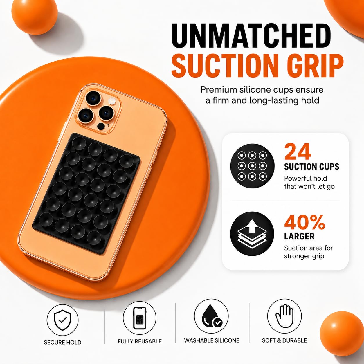 Mizi Magnetic Phone Grip - Mag Safe & Strong Hold -3