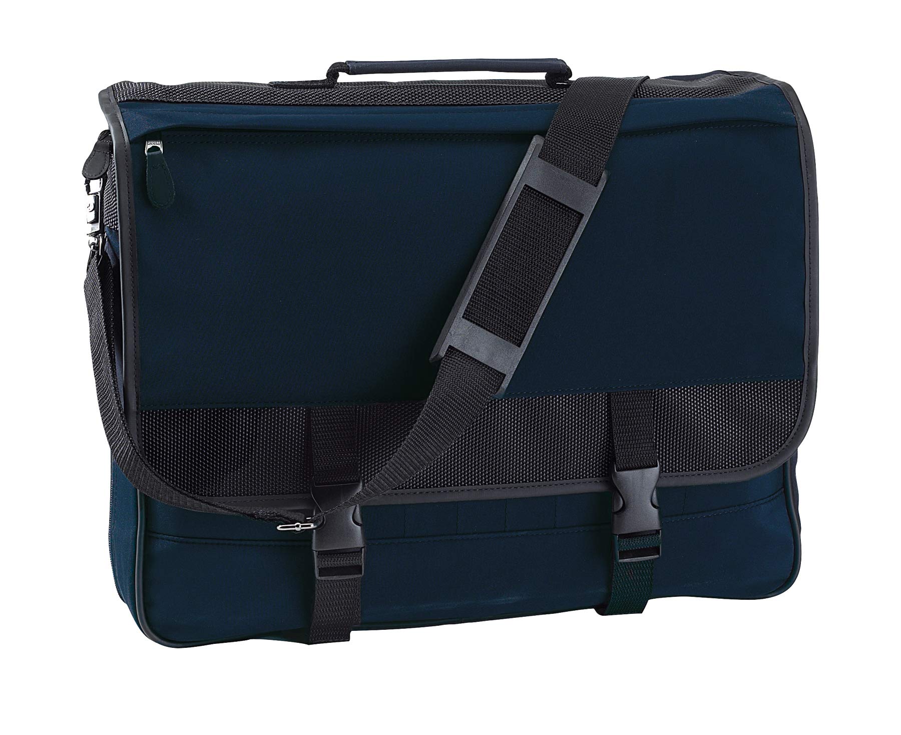 Bolso bandolera funcional con múltiples bolsillos y espacio para documentos 6