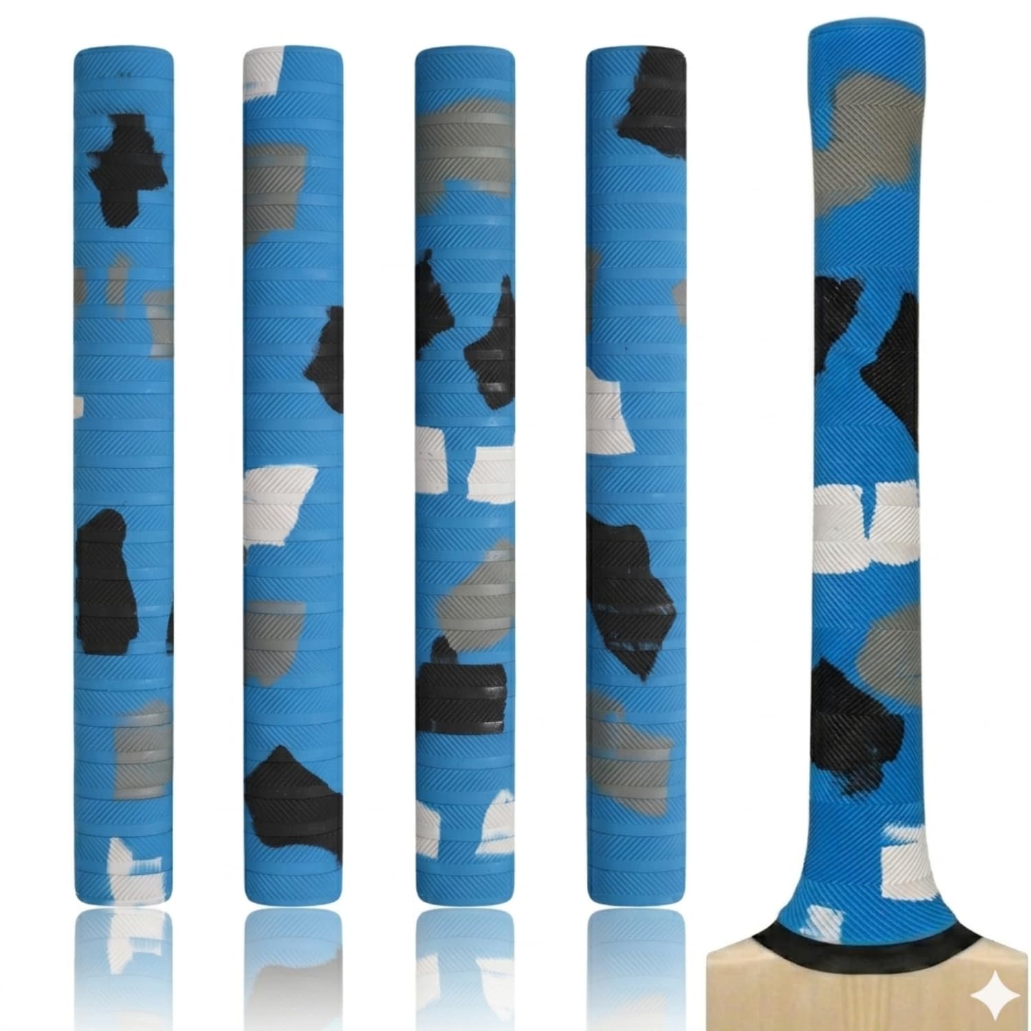 Cricket Bat Grips - Durable Rubber Grips with Soft Feel