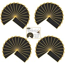 Finger-Skateboards 100pcs Foam Grip Tape, Black Wooden Stickers 110mm x 38mm x 1.12mm Non-slip Soft texture, Delicate Touch, High-strength Wear Resistance, Durable