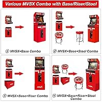 Vista 2 de UNICO SNK NEOGEO MVSX Riser with Two Adjustable Heights 5.99.8 Inches Compatible for MVSX Arcade Machine and Base Set