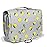 LAKIBOLE Travel Essentials Organizer Bag for Women Toiletry Bag Hanging Multifunction Cosmetic Bag Portable Makeup Pouch Waterproof (Grey & Lemon)