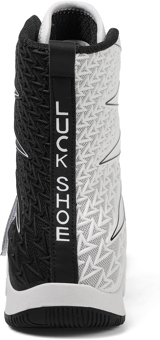 Boxing Shoes for Men High Top Gym Shoes Fighting Sports Training Footwear LS308 - Image 9