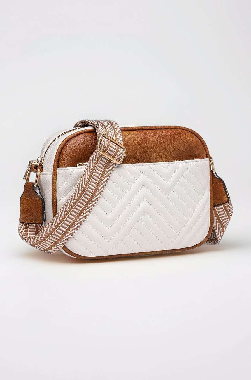 Faux Leather Sling Bag for Women - Girls Travel Crossbody Bags with Adjustable Strap - Ladies Shoulder Purse Stylish Handbag