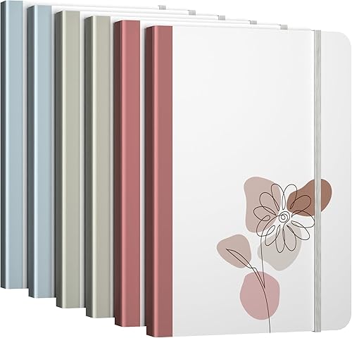 Miniatura 10 de Cuaderno rayado, cuaderno rayado A5 para mujeres y hombres, 160 páginas, cuadernos medianos de 5.75 x 8.25 pulgadas, papel premium de 100 GSM,