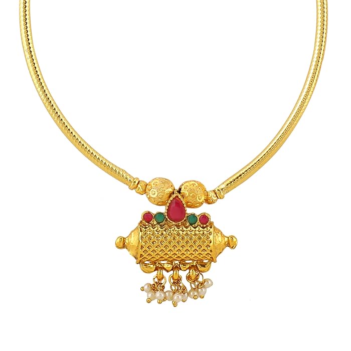 Buy Gold Plated Traditional Ethnic Maharashtrian Jewellery Set