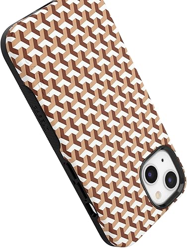 Vista 528 de Casely Funda para iPhone 13 Compatible con MagSafe Color Splash de medianoche Funda retro abstracta Color de medianoche Splash Abstracto