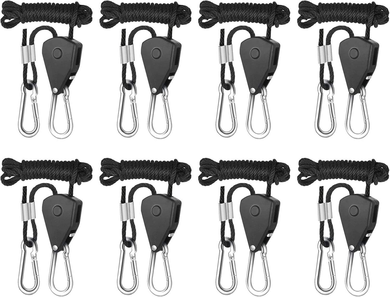 iPower 1/8 Inch Adjustable Grow Light Hangers, 8 Feet Long