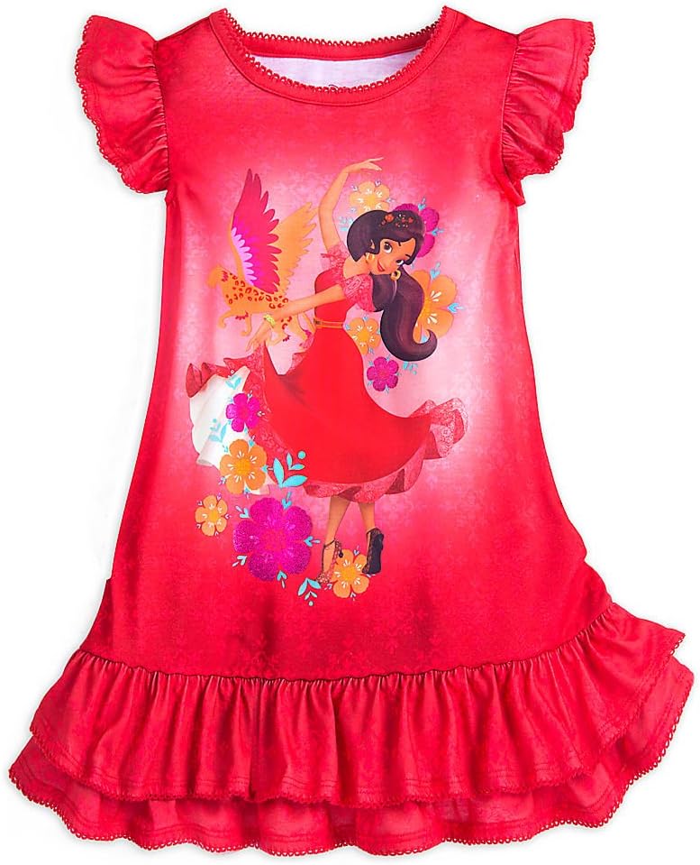Disney Elena Nightshirt for Girls Size 2 Red
