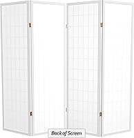 Vista 7 de Red Lantern WP60-WHT-4P Pantalla plegable, 4 paneles, color blanco