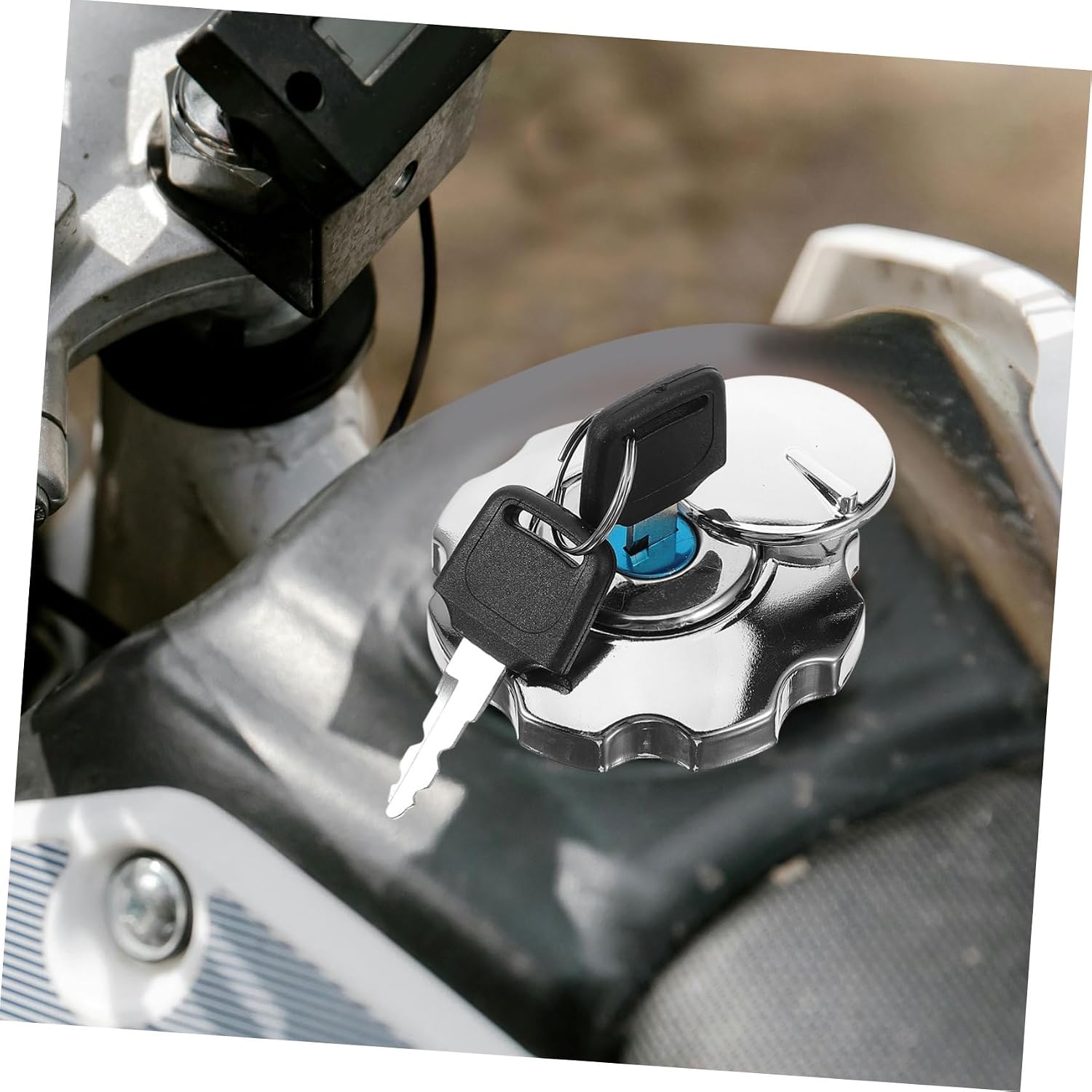 Zerodeko 5pcs Locking Gas Cap Key Automotive Tank Cap for Motorcycle Security and Appearance Easy Installation for Throttle and Door Lock Use