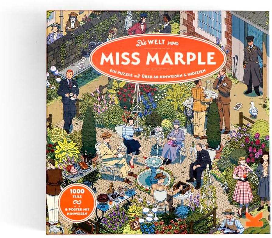 Amazon.com: Laurence King The World of Miss Marple: A 1000-Piece