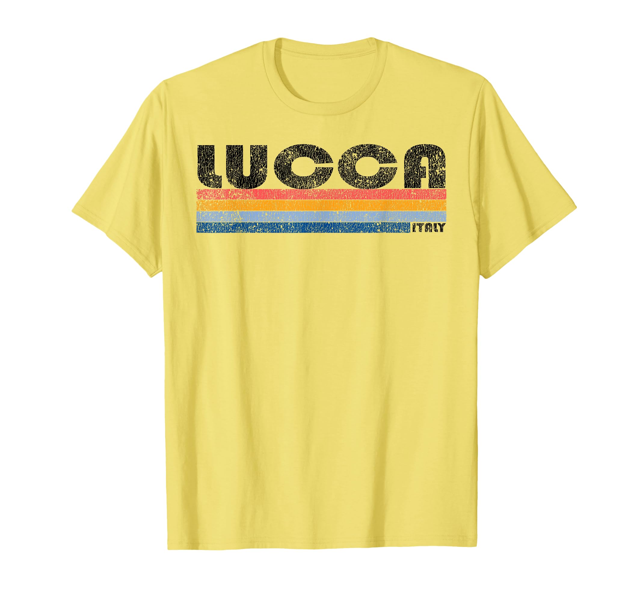 Vintage 1980s Style Lucca Italy T-Shirt T-Shirt