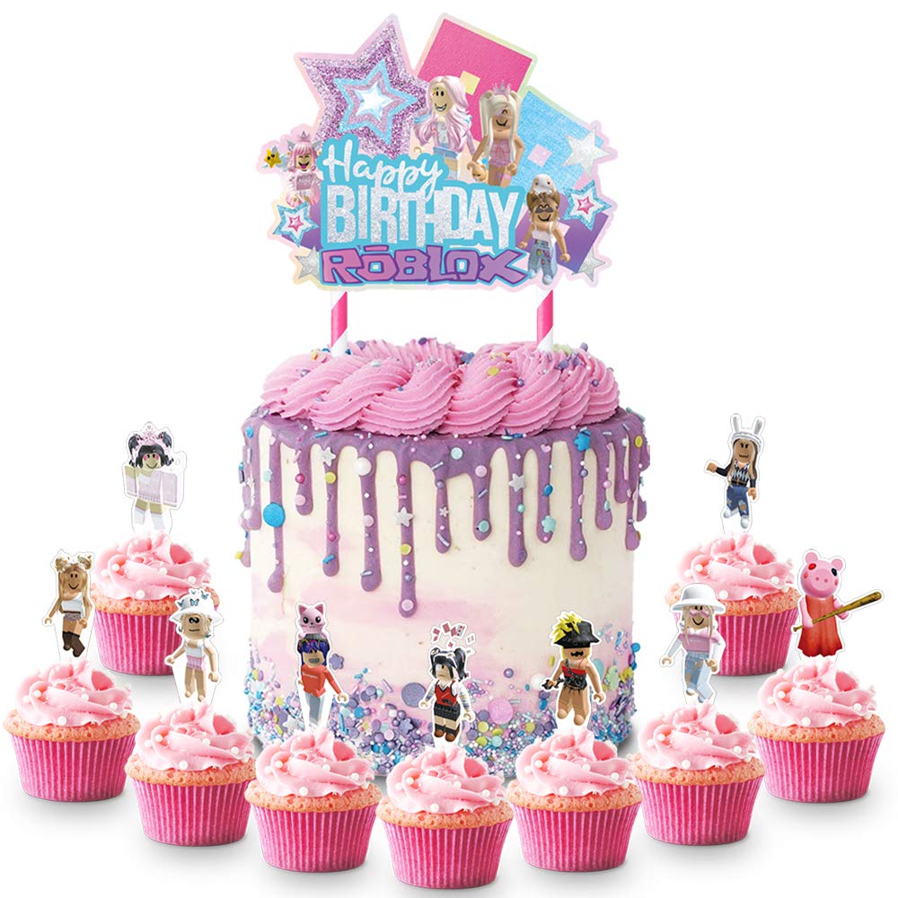 Girl Game Party Decorations Sandbox Game Party Supplie...B08RS1K4GV