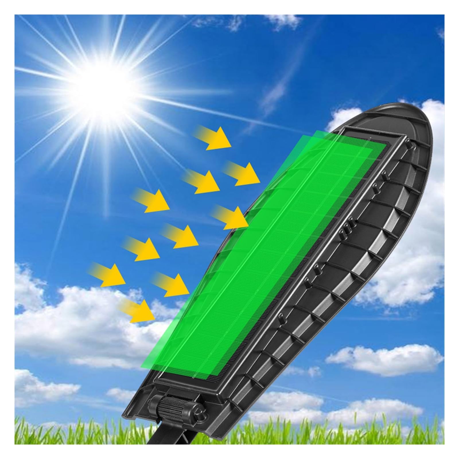 Lampy Solarne Zewnątrz, Potężna lampa słoneczna zewnętrzna IP65 wodoodporna 4000Mah oświetlenie uliczne czujnik ruchu słoneczna lampa ścienna indukcyjna do domu w ogrodzie,Do ogrodu, ulicy, werandy(1