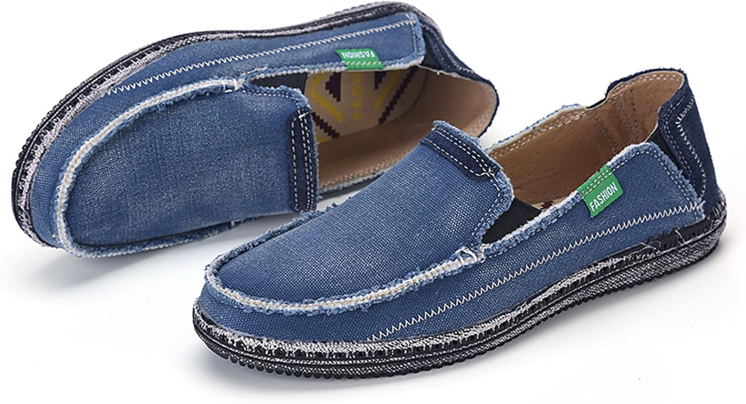 Men's Fashion Canvas Shoes Lofers Shoes Slip on Flat Casual Shoes Comfort Driving Shoes Deck Shoes 6 71bO1dN0NWL. AC SL1500