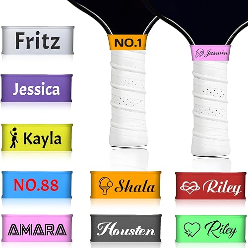 Lamdiy Personalized Pickleball Paddle Name Bands product photo (Pickleball Accessories) — ScooterReviewPro review