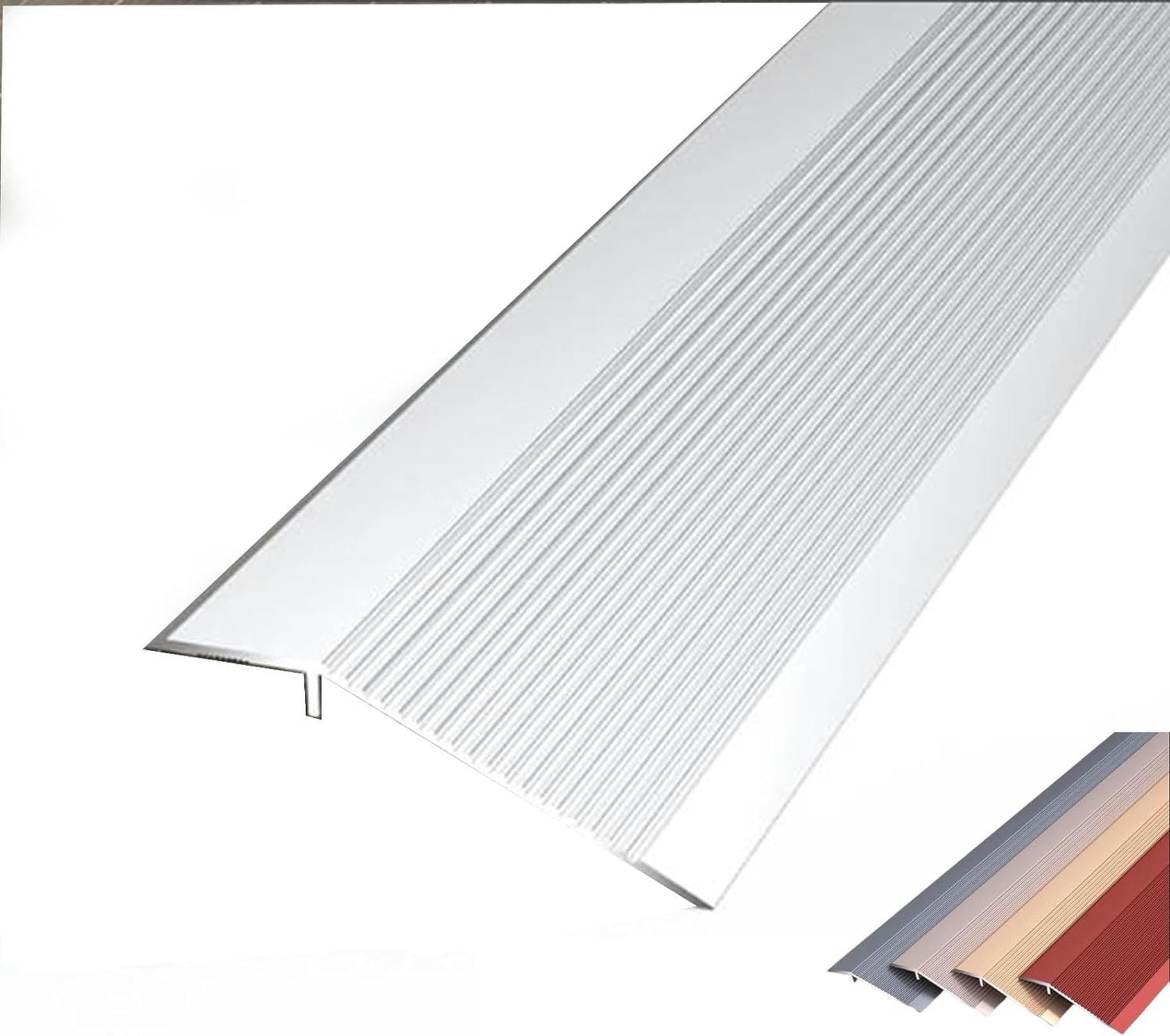 LGEOELIAS Floor Transition Strip, Threshold Ramp, Thresholds for Doorways, Wheelchair Ramp Edge Reducer Laminate Transition Cover Edge Trim Gap Doorway Threshold for Uneven Floors Heights