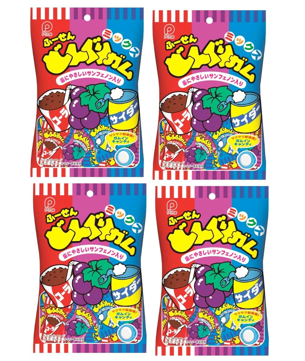Amazon.co.jp: パイン どんぐりガム ミックス 110g×4袋セット : 食品