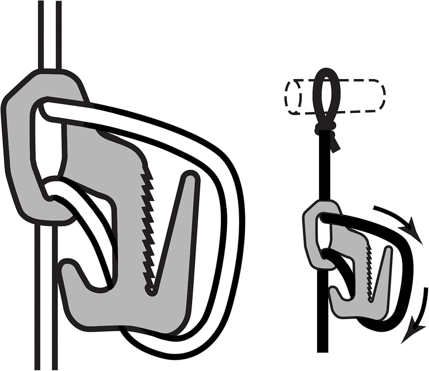 Knot Replacement, 2-4/5 in., Aluminum, Blck