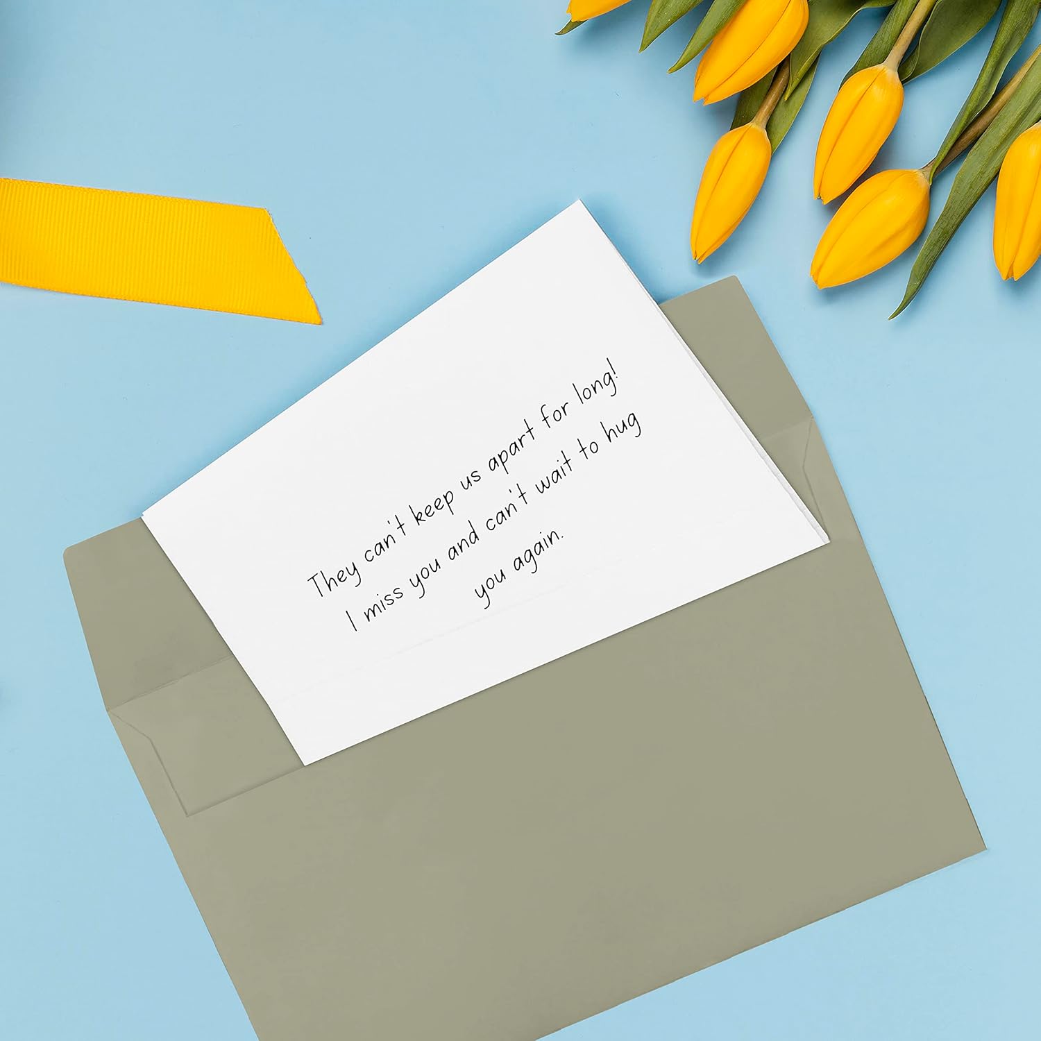 Darling Souvenir A7 Gray Invitation Envelopes (5 1/4 x 7 1/4) Straight-Flap 80 LBS Ideal for Invitations, Greeting Cards, RSVP, Photo, Wedding, Party Invitations -Pack & Colours Available