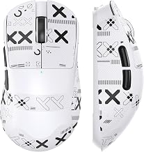 MAGIC-REFINER X2 Wireless Gaming Mouse, 24,000 dpi, PAW3311 Sensor, Ergonomic, 69g Superlight, 2.4G/Bluetooth/Wired, BK3633 MCU, 500 mAh Battery, Non-Slip Tape, PC/Mac, White