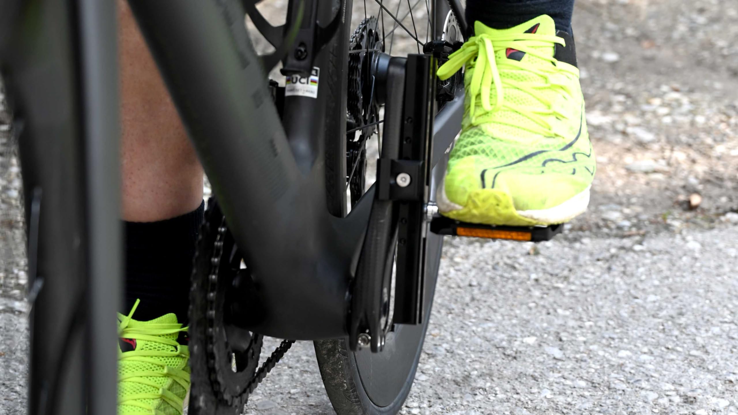Fahrrad Kurbelverkürzer Set für Pedal rechts, bei Knie- und Hüftschmerzen, für Reha & Ergometer - gelenkschonender Fahrradkurbeladapter - stufenlos verstellbar - WX Vario