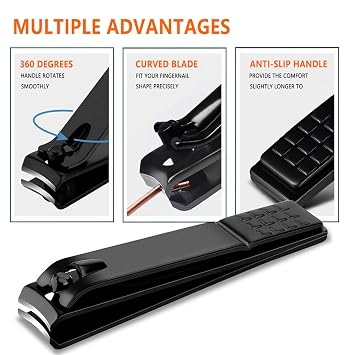 Manicure Set Men Nail Clipper Set Personal Care Nail Grooming Kits Travel Nail Care Set Manicure Tools Fenlebeneil Nail Clippers Pedicure Kit Basic Nail Care Tools Gift for Men Women